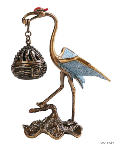 Статуэтка Журавль Металл/Сплав