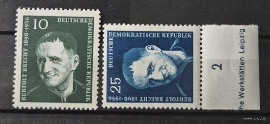 Германия, ГДР 1957 г. Mi.593-594 MNH** полная серия
