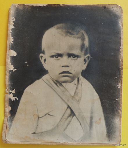 Фото рисованное "Малыш", 30-24 см, 1920-1930-е гг.