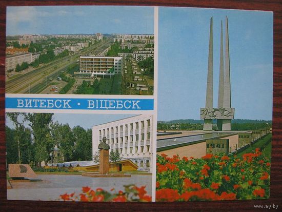Витебск 1983 г. открытка ДМПК СССР .
