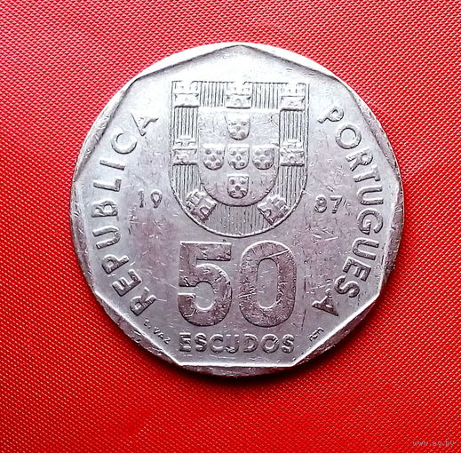 82-01 Португалия, 50 эскудо 1987 г.