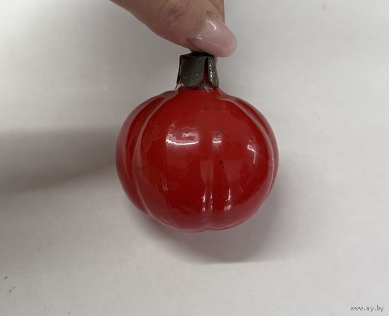 Елочная игрушка помидор СССР