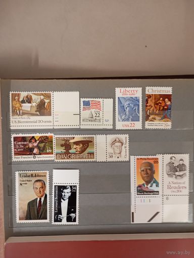 США сборный 11 негашеных mnh