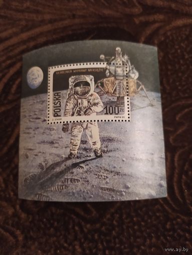 Польша блок 1989г. Космос.
