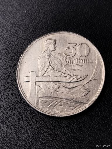 50 сантимов 1922. Хорошее состояние. С 1 рубля
