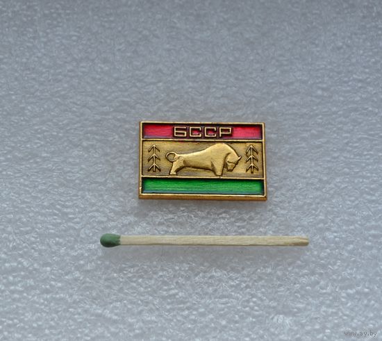 Зубр. Флаг БССР.