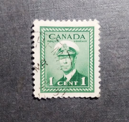 Марка Канада 1942 год Король Георг VI