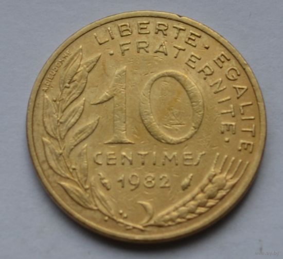 Франция, 10 сантимов 1982 г.