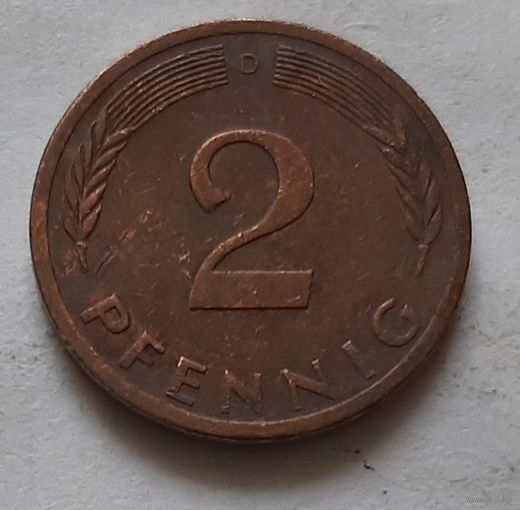 2 пфеннига 1976 г. D. ФРГ