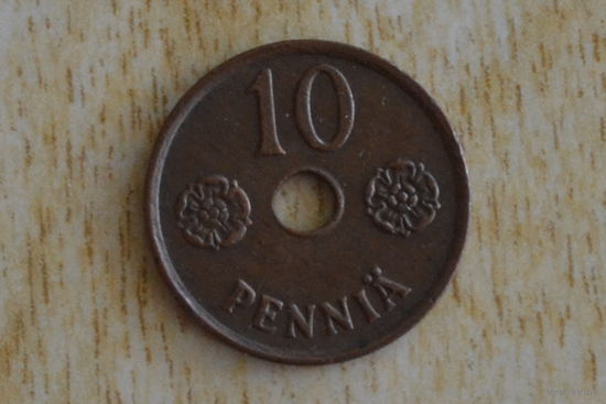 Финляндия 10 пенни 1942