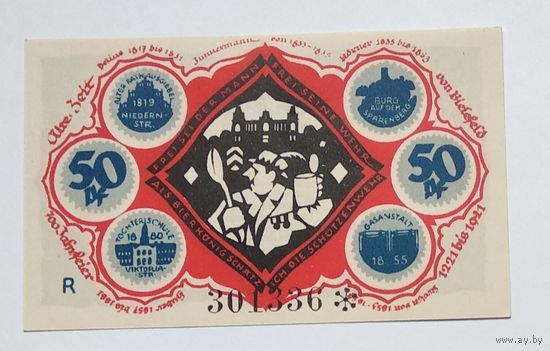Германия, Нотгельд Bielefeld 50 Пфеннигов 1921 --177