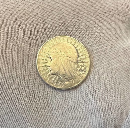 5 злотых 1934 со знаком, с рубля без МЦ!