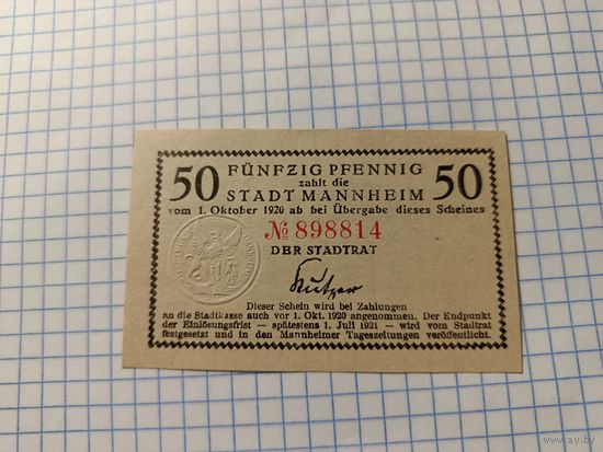 Германия 50 пфенингов (1)