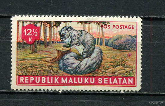Малуку Селатан - 1953 - Фауна. Медленный лори 12 1/2к - 1 марка. MNH.  (Лот 38HT)-TG3P15