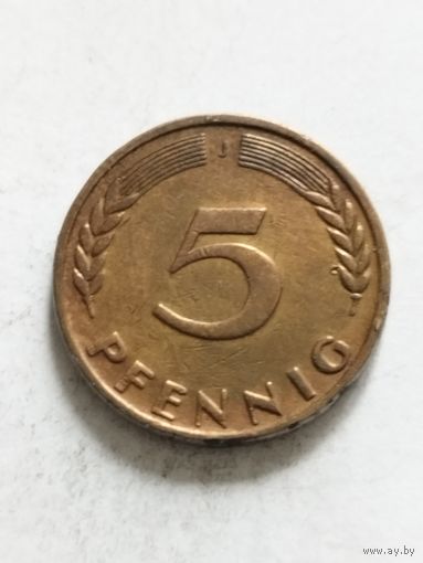 Германия 5 пфенинг 1950 J