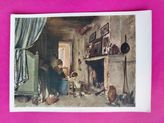 Харламов. Бабушка с внучком. 1964. года. 2420.
