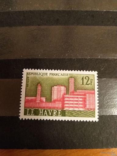 1959 Франция архитектура чистая клей MNH** (4-5)