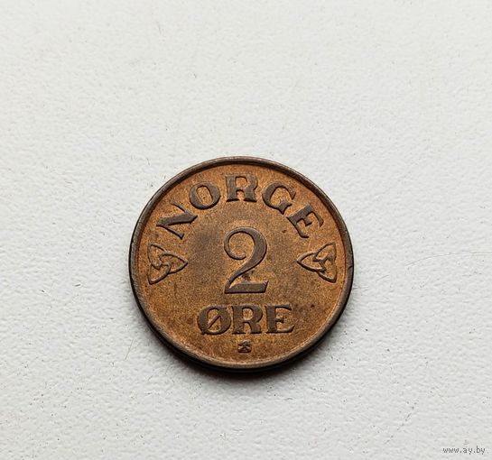 Норвегия. 2 оре. 1956 года. 10-я.