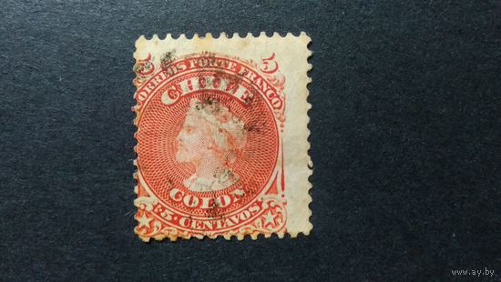 Чили\277с\ 1867 Колумб Стандарт.