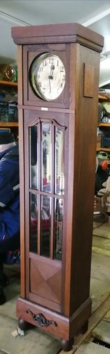 Часы "Густав Беккер" напольные с хорошим боем. Германия, 30-тые годы прошлого века.