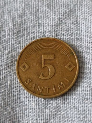 Латвия. 5 сантимов 1992 года. (2)