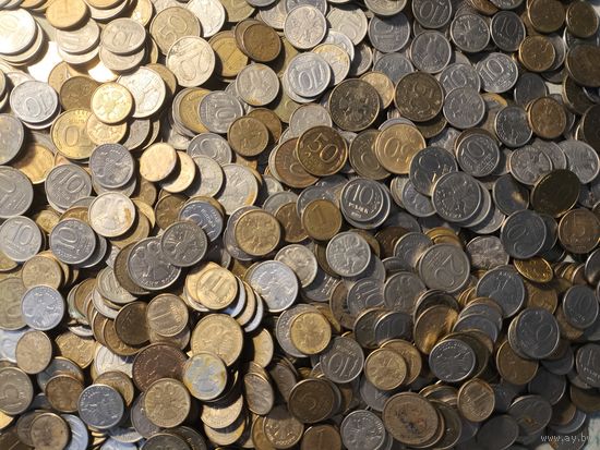 Монеты России 91-92 г.г.. 4,5 кг