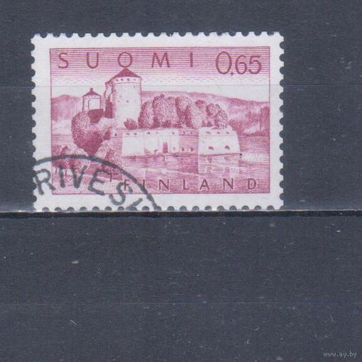 [2383] Финляндия 1967. Культура.Архитектура.Старая крепость. Гашеная марка.