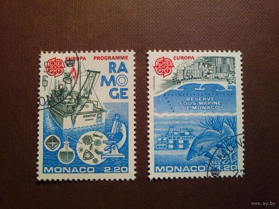 Монако 1986 г. Европа (C.E.P.T.) 1986 - Защита окружающей среды./п/
