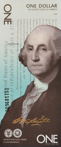 1 доллар США 2020 г. Памятная серия банкнот Fantasy UV Money.