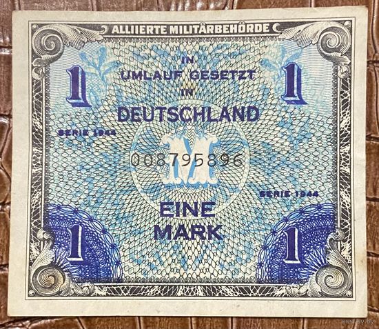 Банкнота 1 марка 1944 год. Германия  Оккупация Союзными войсками