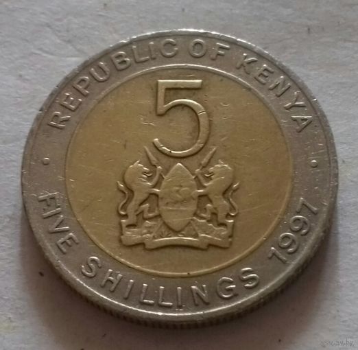 5 шиллингов, Кения 1997 г.