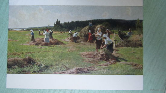 1953. Соцреализм. Подляский. Колхозное стадо