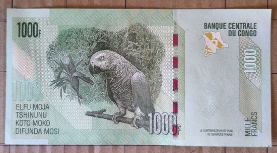 Конго (ДР) 1000 франков 2022 г., P:101b