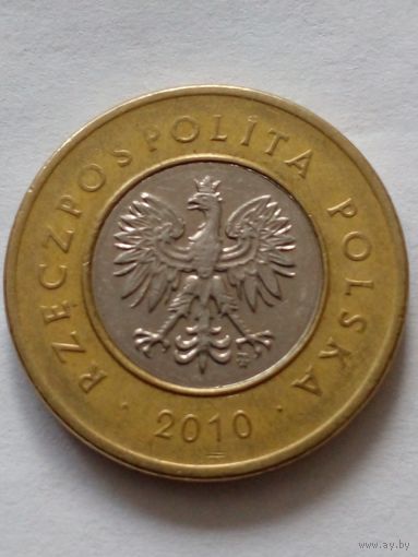 Польша 2 злотых 2010 г.