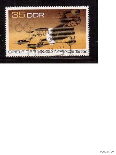 ГДР-1972(Мих.1757) , гаш.,  Спорт ,