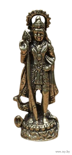 Статуэтка миниатюра Картикея Бог войны Бронза Индия