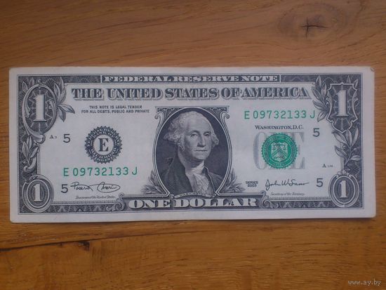 1 доллар США 2003 года E