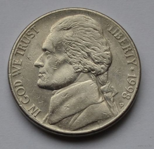 США, 5 центов 1989 г. Р