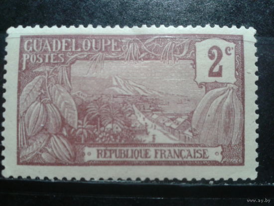 Гваделупа, 1905. Стандарт, региональные мотивы*