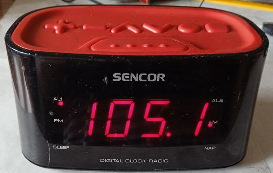 Радиочасы настольные Sencor SRC 180 RD. Внимательно прочитайте описание!