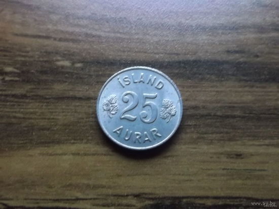 Исландия 25 эйре 1965
