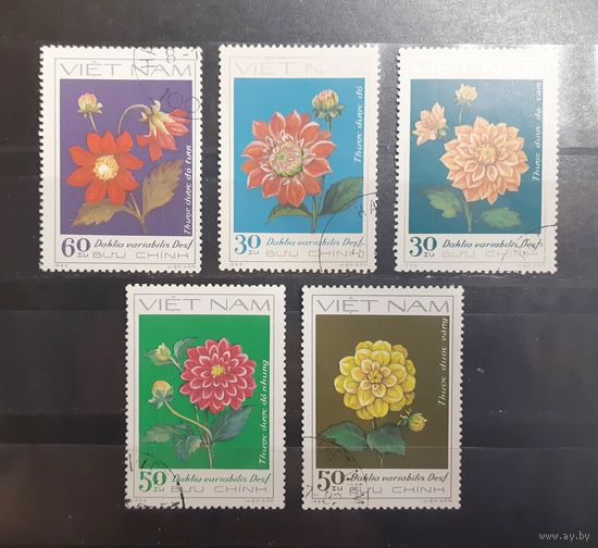 Вьетнам. 1987 год. Флора. Цветы (264)