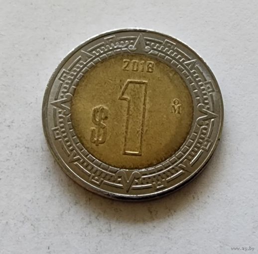 Мексика 1 песо, 2018