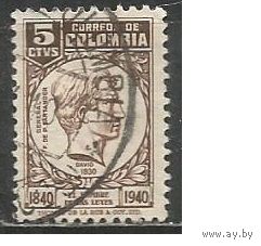 Колумбия. Генерал Сантандер. 1940г. Mi#413.