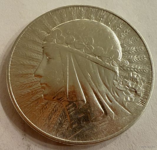 5 злотых 1934 г.  Польша.  Ядвига.  Серебро