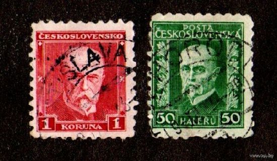 Марки Чехословакии-1930- президент Масарик