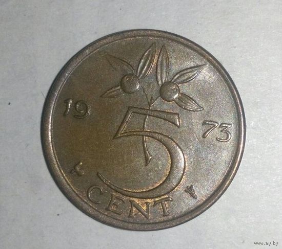 5 центов 1973, Нидерланды