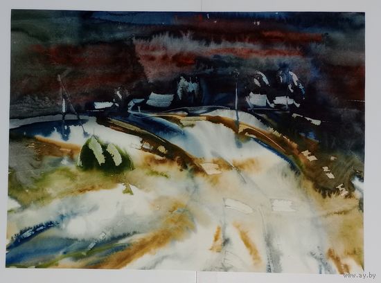 Акварель 38х52