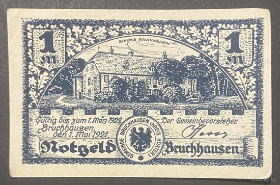 Нотгельд 1 марка 1922 год. Беферунген,. Веймарская республика