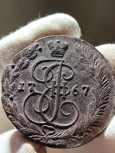5 копеек 1767 ЕМ без МЦ.Кладовая.Состояние.